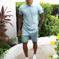 Conjunto Masculino Camisa Polo e Shorts Casual