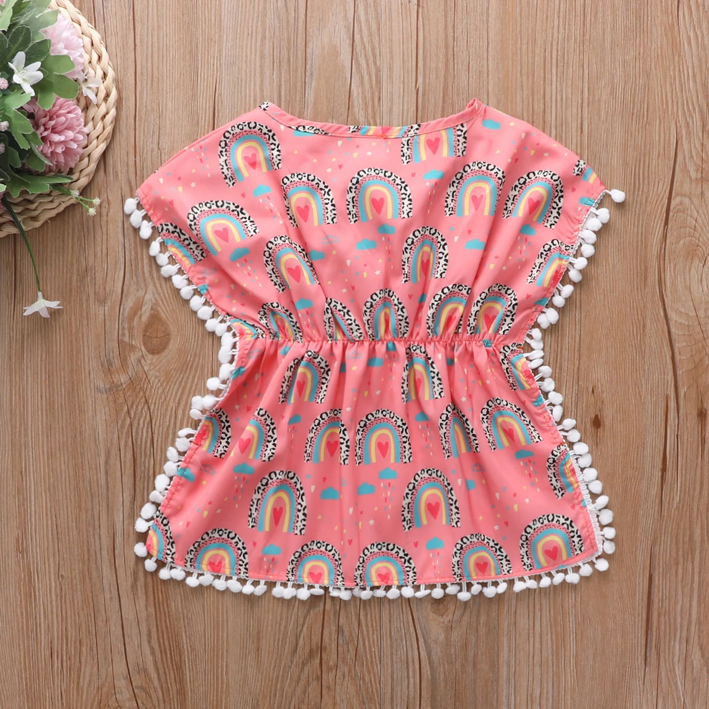 Vestido Saída De Praia Infantil