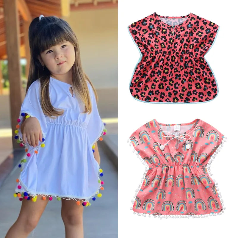 Vestido Saída De Praia Infantil