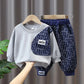 Conjunto Infantil Casaco De Moletom e Calça Jeans