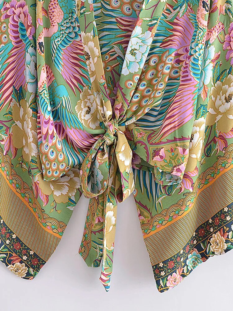 Blusa Kimono Floral