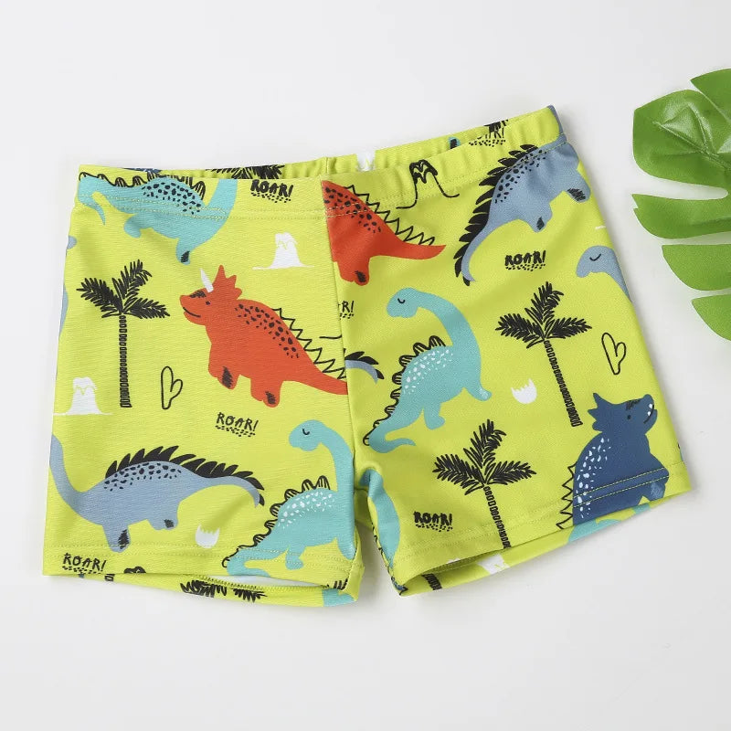 Bermuda Para Banho Infantil Estampas De Dinossauro