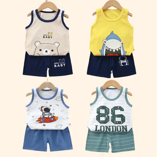 Conjunto Infantil Regata E Bermuda Estampada