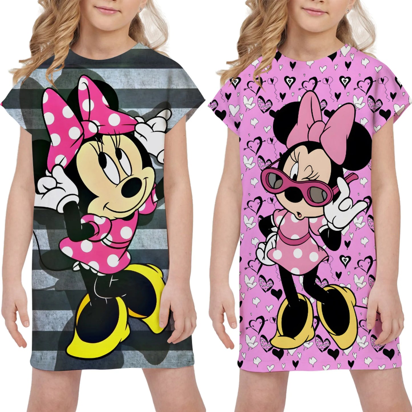 Vestido Infantil Minnie Estampados