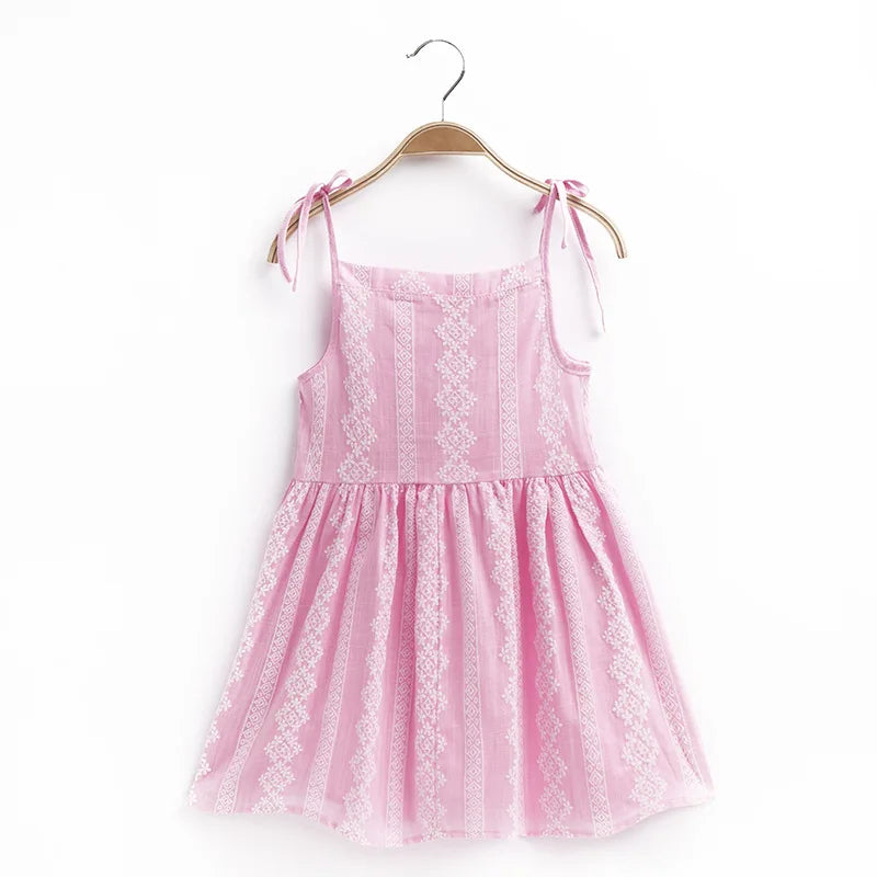 Vestido Infantil Estampados Com Alças De Tira