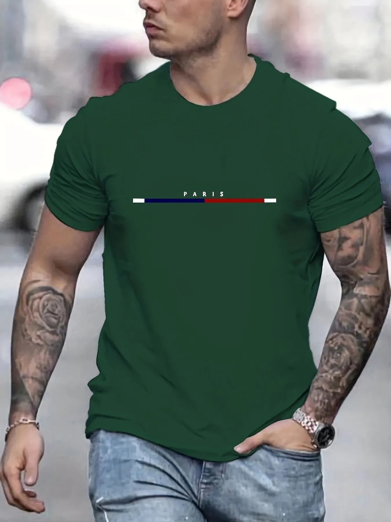 Camiseta Masculina Casual