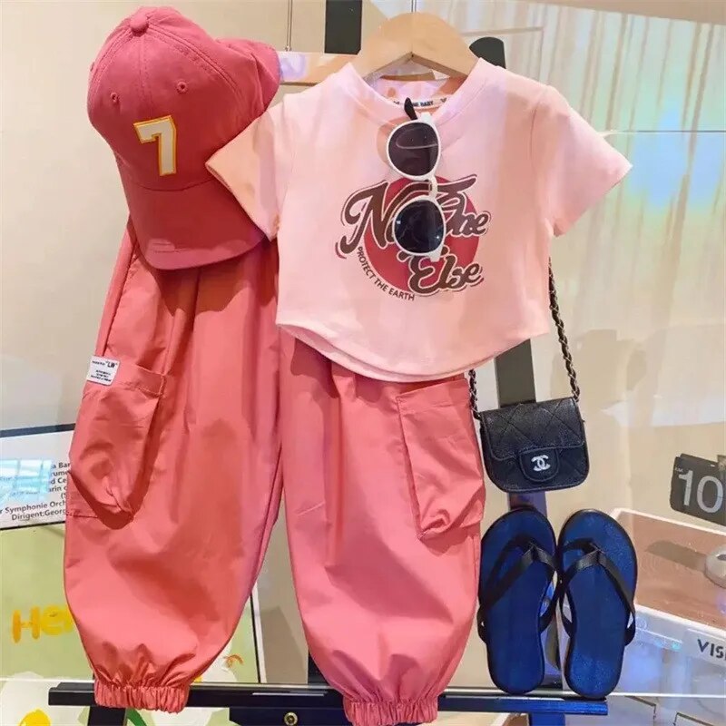 Conjunto Infantil Calça Cargo E Blusa