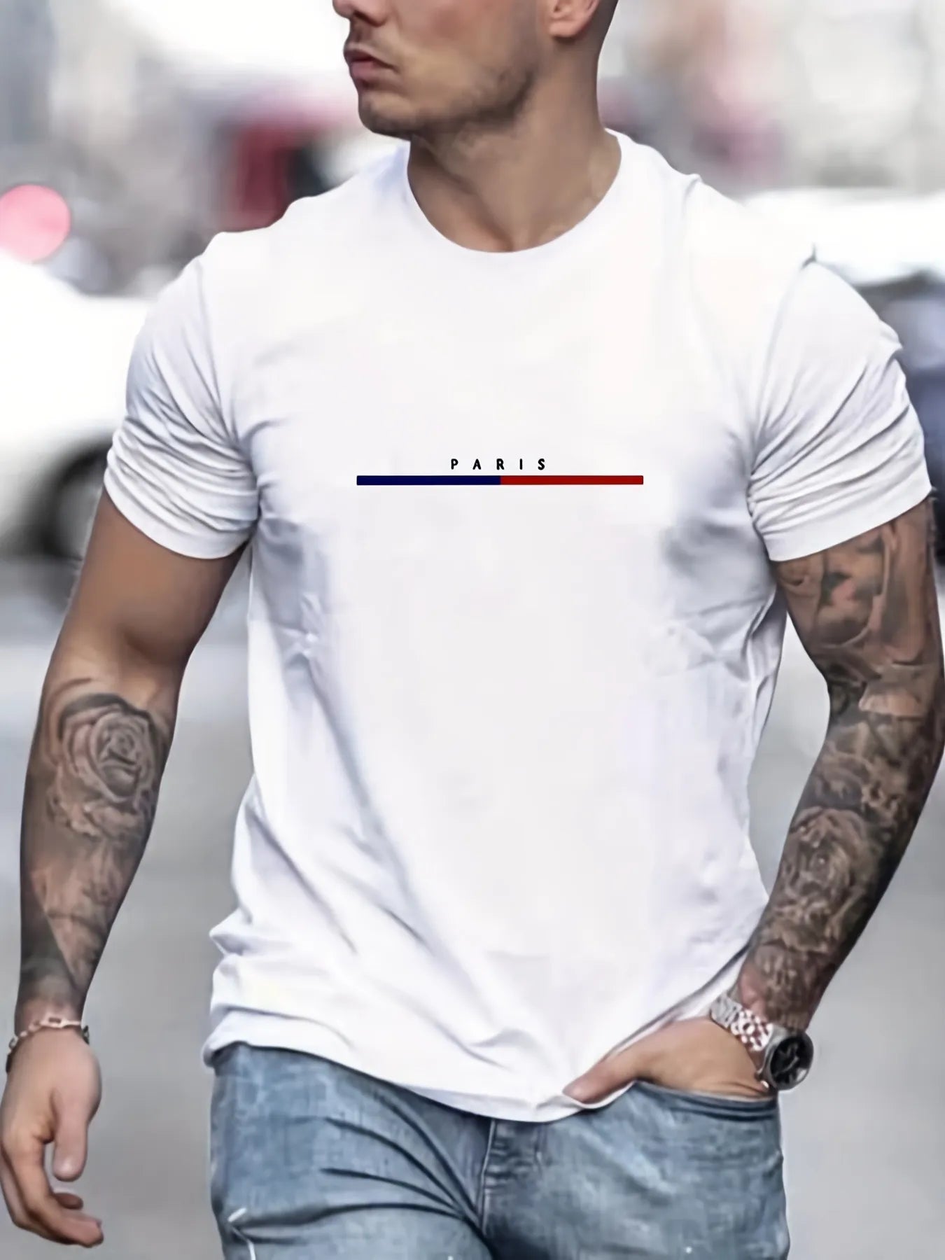 Camiseta Masculina Casual