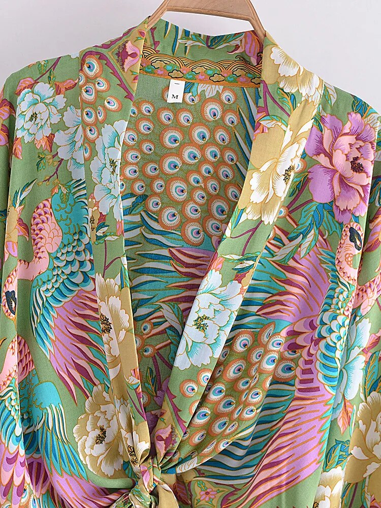 Blusa Kimono Floral