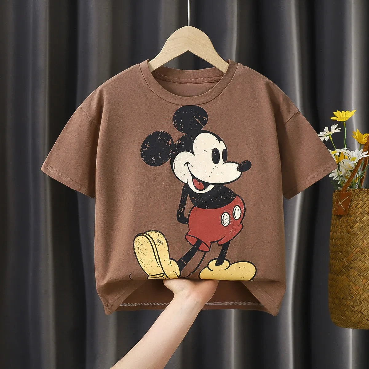 Blusa Infantil Estampa Do Mickey