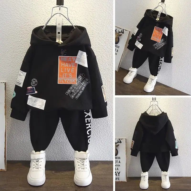 Conjunto Infantil Moletom Casaco E Calça Estampados