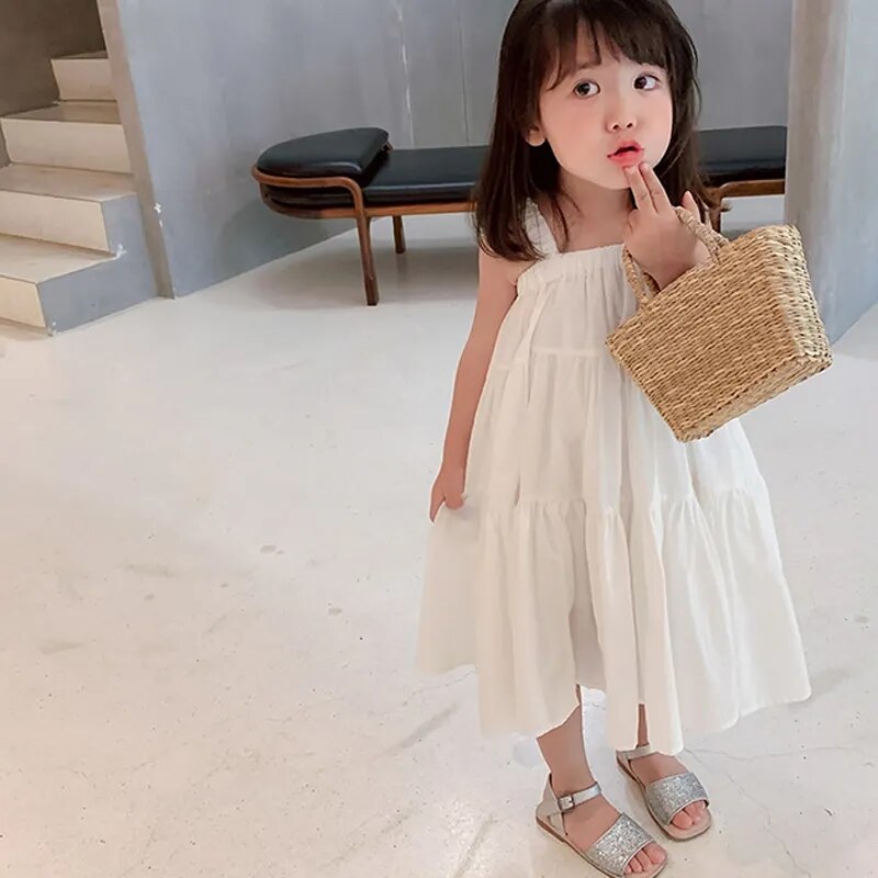 Vestido Infantil Maxi Midi Rodado