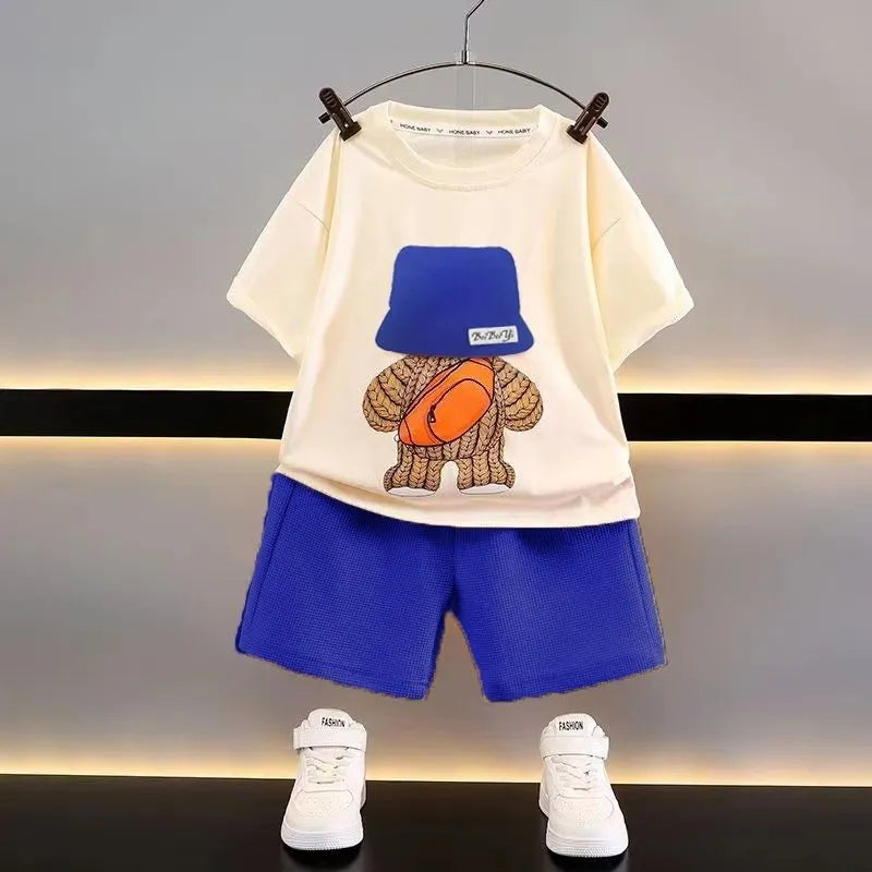 Conjunto Casual Infantil Blusa e Shorts