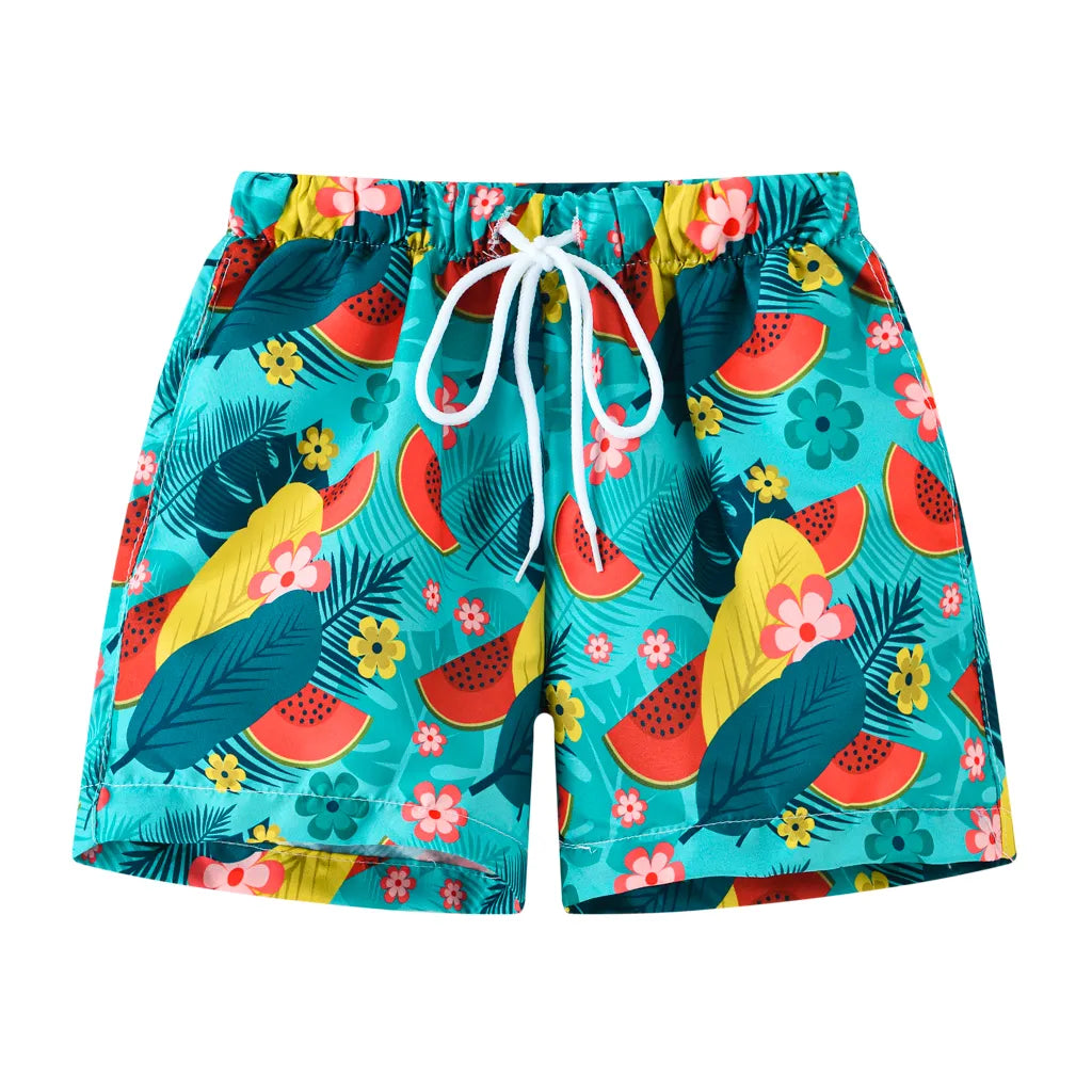 Bermuda Infantil Estampas Tropicais