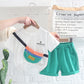 Conjunto Infantil Blusa com Pochete E Bermuda