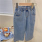 Conjunto Infantil Jeans Top E Calça