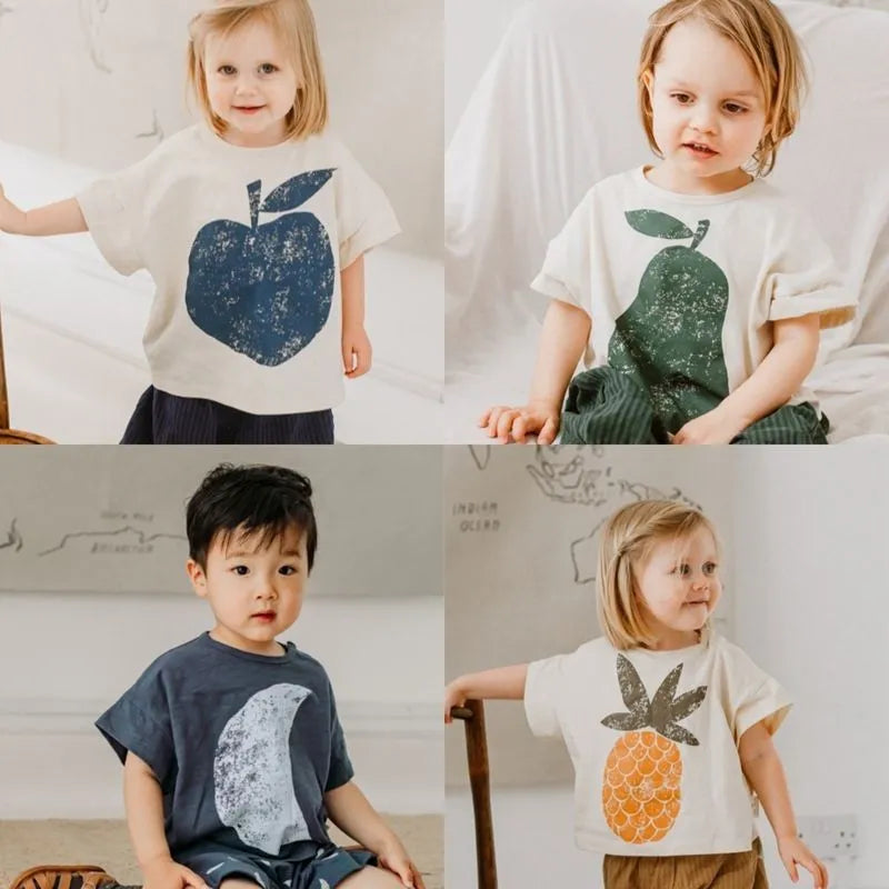 T- Shirt Infantil Casual Estampada