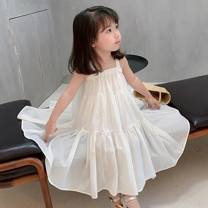 Vestido Infantil Maxi Midi Rodado