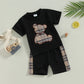 Conjunto Infantil Blusa Estampa Ursinho E Bermuda