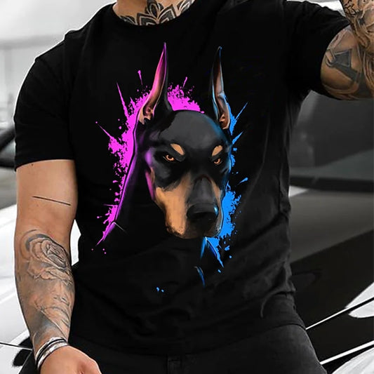 Camiseta Masculina 3D Cachorro